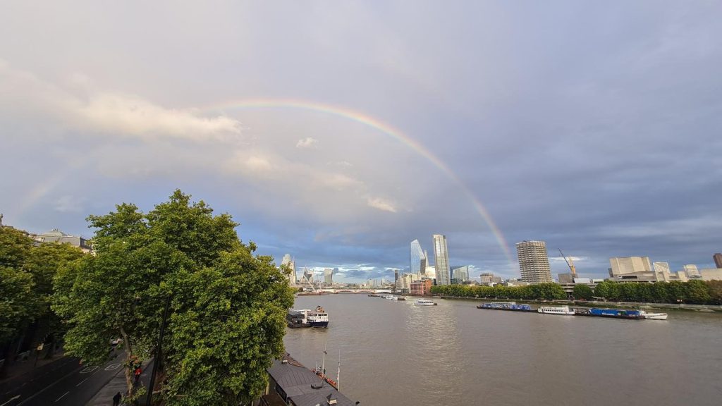 Spring arrives in London