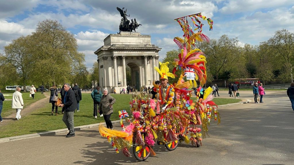 Spring arrives in London