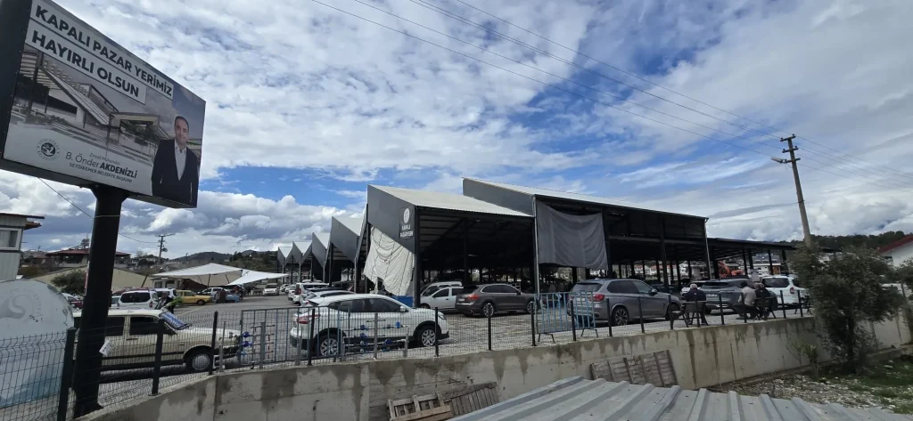 Marketplace in Seydikemer undergoing major expansion