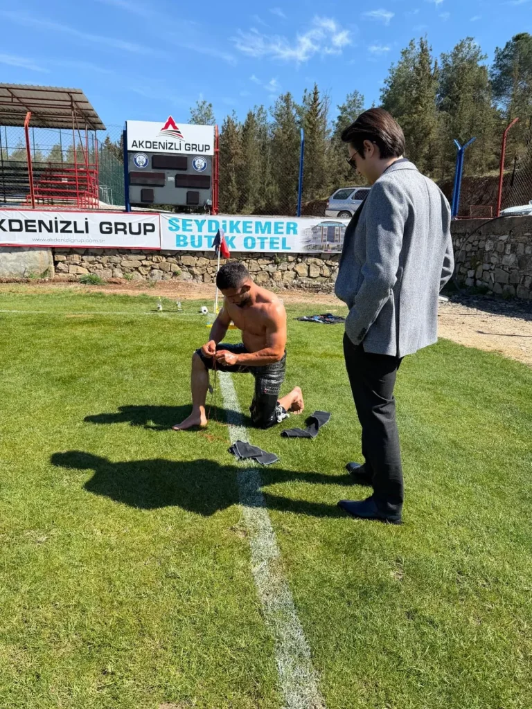 District Governor Dilekli Encourages Seydikemer Wrestlers Ahead of Oil Wrestling Competitions