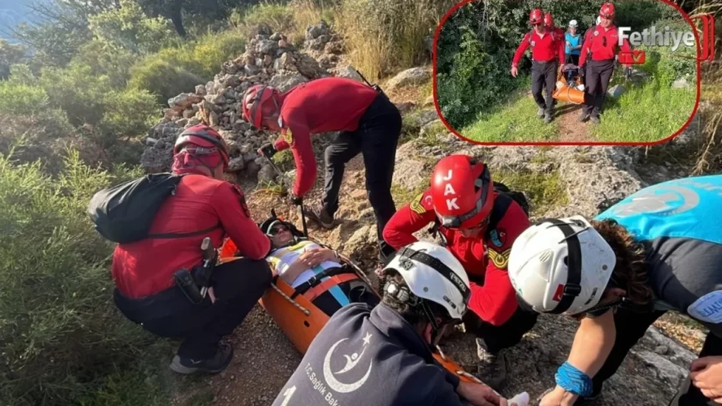 Injured Hiker Rescued After 4-Hour Operation on Lycian Way