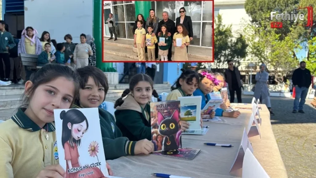 Young Authors Shine at Fethiye’s “Little Pens Signing Day”