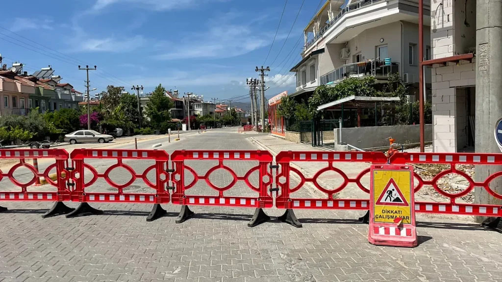 Electrical Infrastructure Work in Fethiye: Celal Bayar Street Closed to Traffic