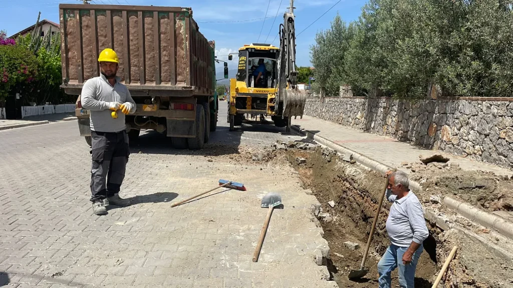 Electrical Infrastructure Work in Fethiye: Celal Bayar Street Closed to Traffic