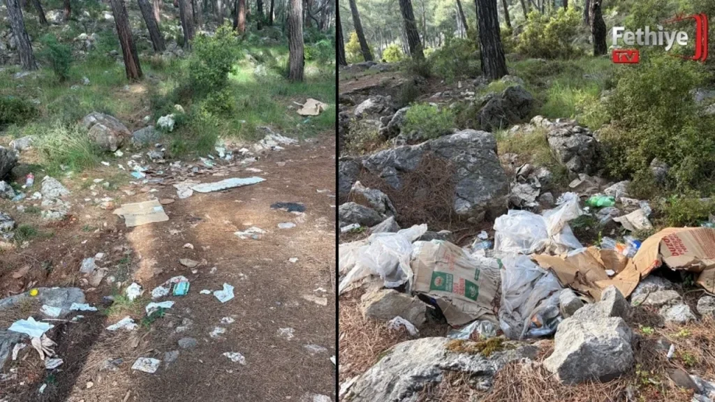 Protest Against Litter in Kayaköy
