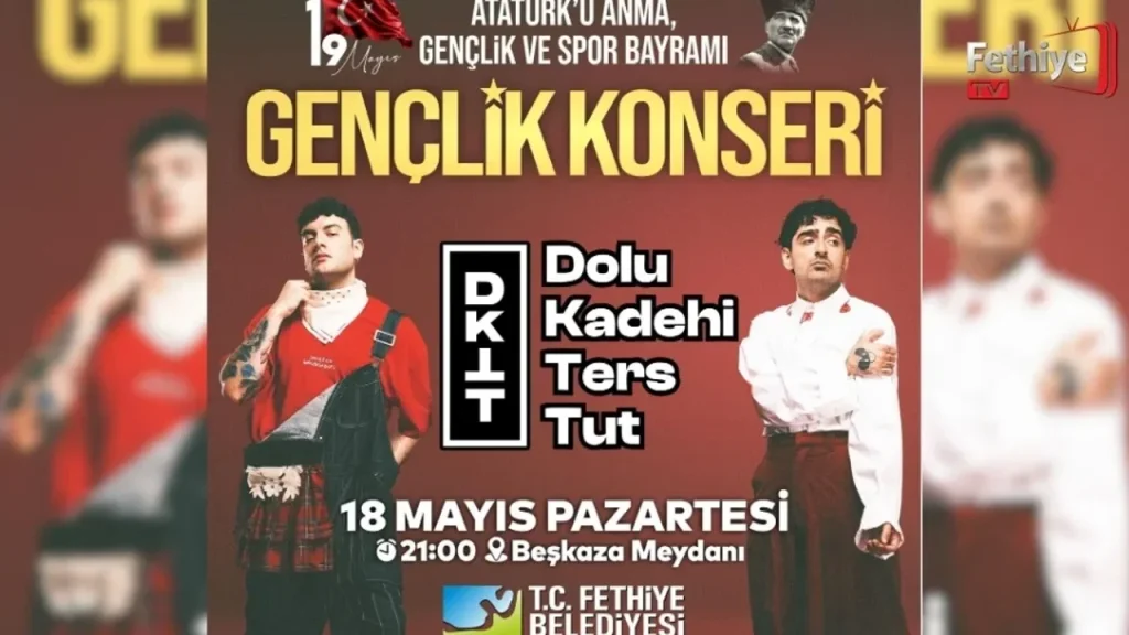 Fethiye to Celebrate May 19 Atatürk Commemoration, Youth and Sports Day with Concert