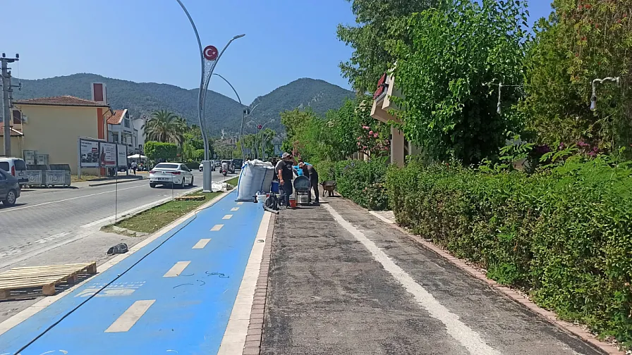 Renovation Work Begins on Fethiye’s Popular Coastal Tartan Track