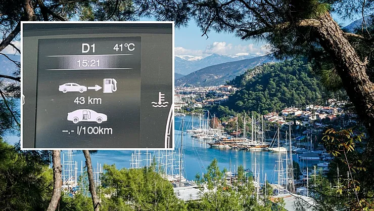 Scorching Heat in Fethiye as Temperatures Hit 41°C