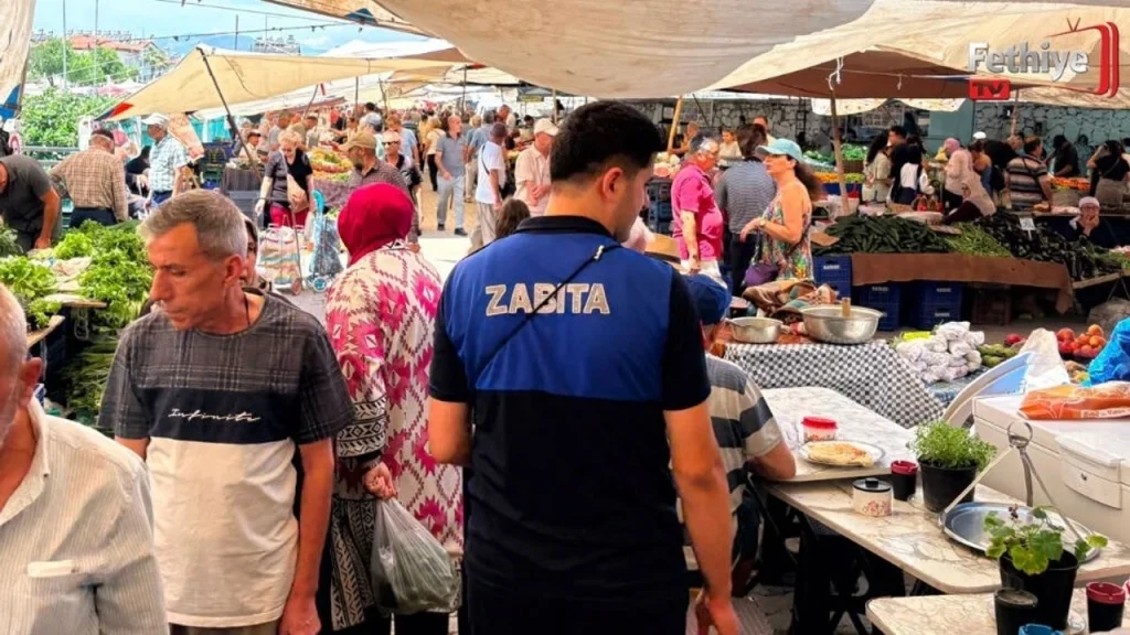 Label, Scale and Producer Certificates Checked at Fethiye Producer Market