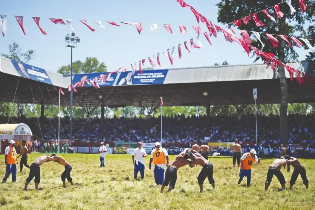 Historic Kırkpınar Oil Wrestling Tournament Gets Underway in Edirne