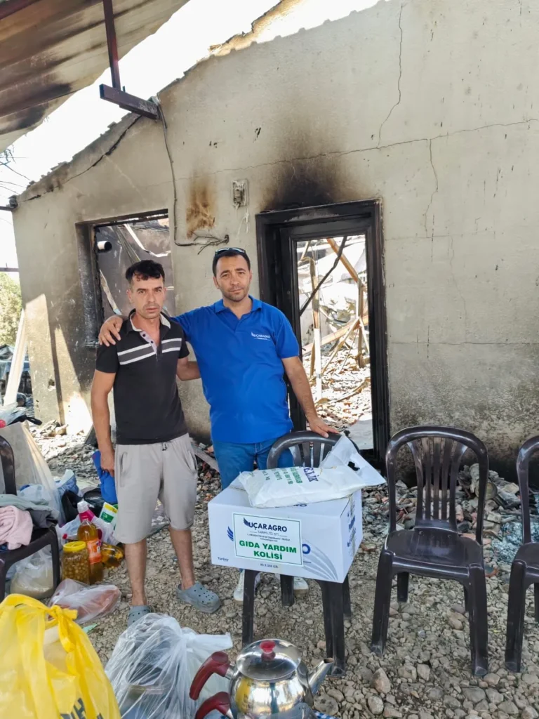 Support from Local Merchants for Neighborhoods Affected by Fire in Seydikemer