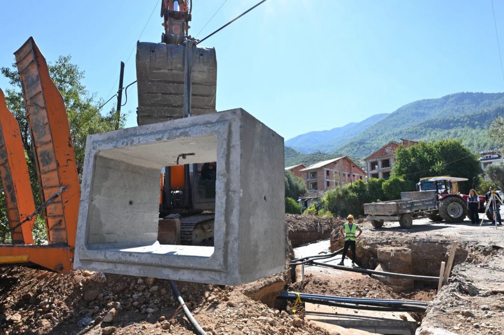 Fethiye Municipality Begins Stormwater Infrastructure Works in Pazaryeri