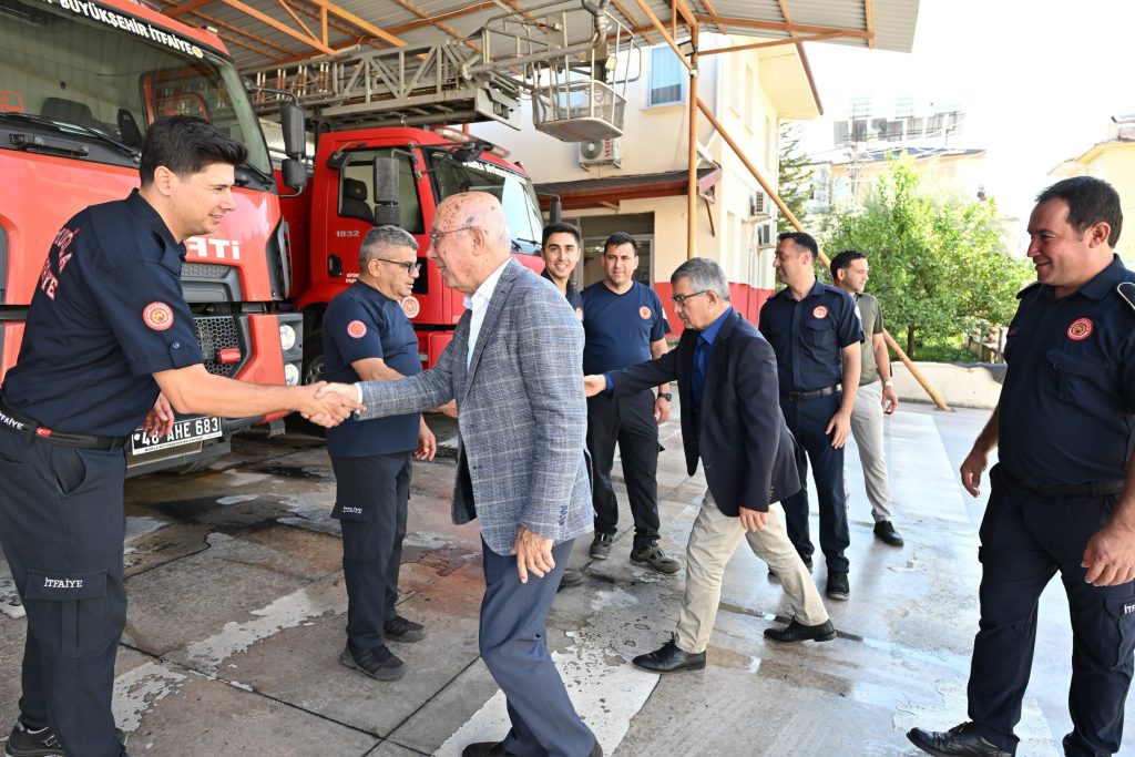 Fethiye Deputy Mayors Visit Fire Station During Firefighters’ Week