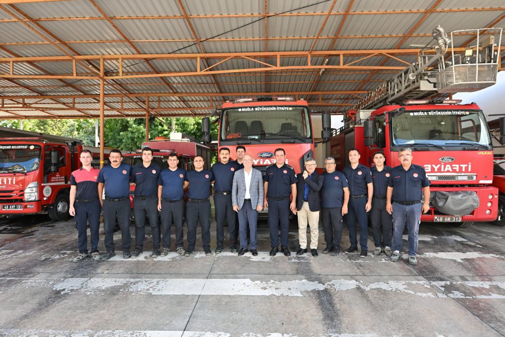 Fethiye Deputy Mayors Visit Fire Station During Firefighters’ Week