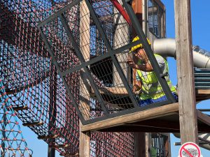 Şehit Fethi Bey Park Playground Equipment Being Renewed