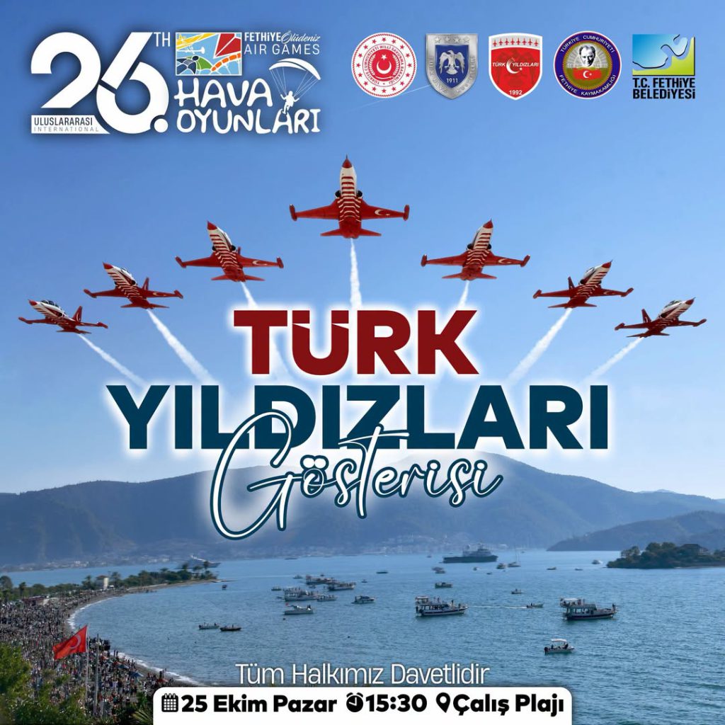 Turkish Stars to Take to Fethiye Skies on October 25