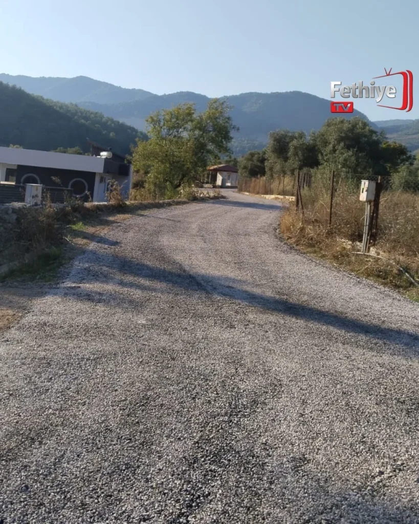 Fethiye’s İncirköy Neighbourhood Sees First-Ever Paving of Four Streets